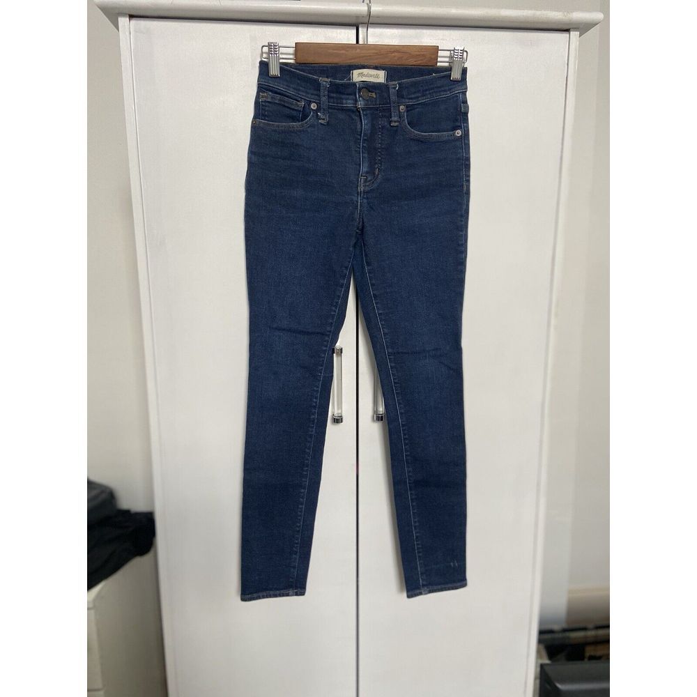 Madewell Jeans Women's 26 Blue 9" Skinny Mid Rise Stretch Denim Casual
